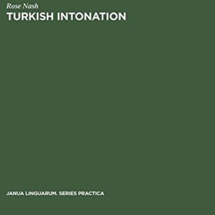 Turkish Intonation: An Instrumental Study