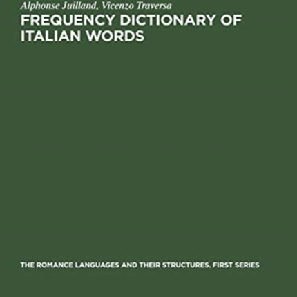 Frequency dictionary of Italian words
