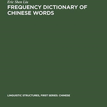 Frequency Dictionary of Chinese Words