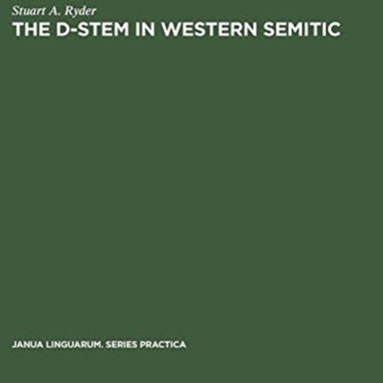 The D-stem in Western Semitic