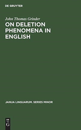 On deletion phenomena in English