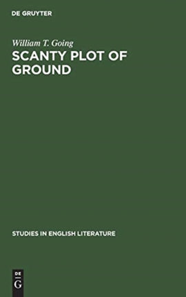 Scanty plot of ground: Studies in the Victorian sonnet