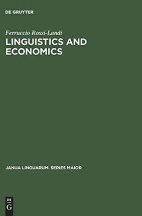 Linguistics and Economics