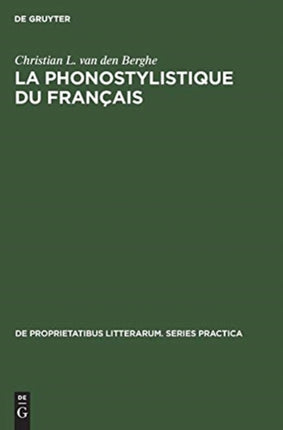 La Phonostylistique Du Français