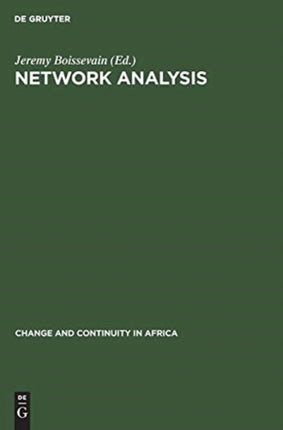 Network Analysis: Studies in Human Interaction