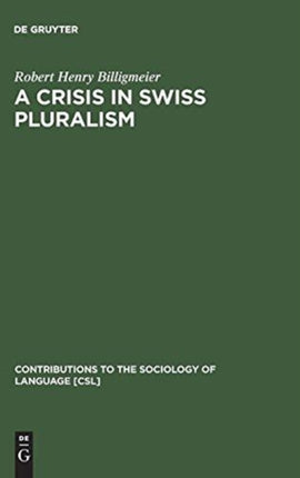 A Crisis in Swiss pluralism: The Romansh and their relations with the German- and Italian-Swiss in the perspective of a millenium