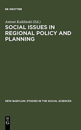 Social Issues in Regional Policy and Planning