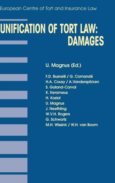 Unification of Tort Law: Damages: Damages