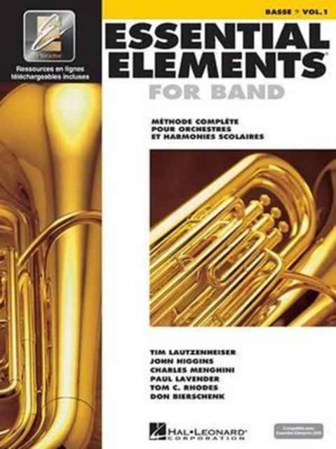 Essential Elements for Band Avec Eei Vol. 1  Basse Bass Clef