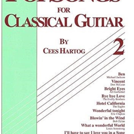 Popsongs for Classical Guitar 2