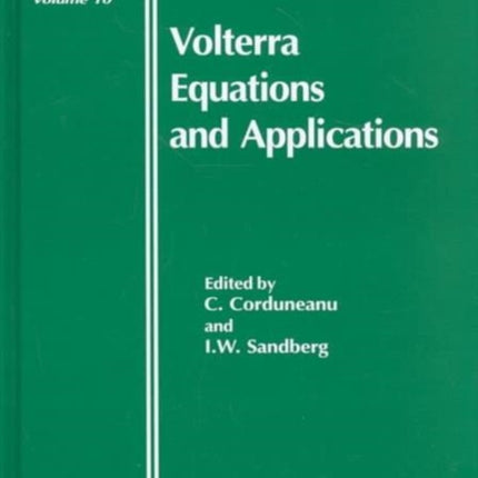 Volterra Equations and Applications