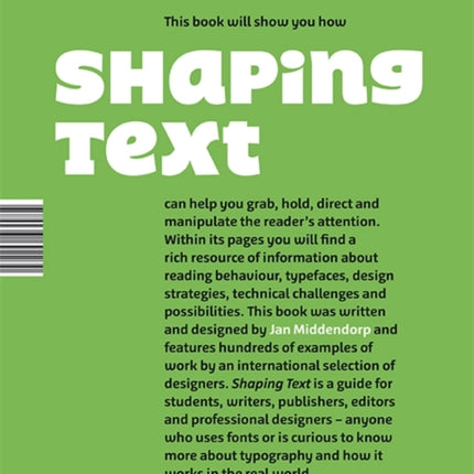 Shaping Text: Type, Typography and the Reader