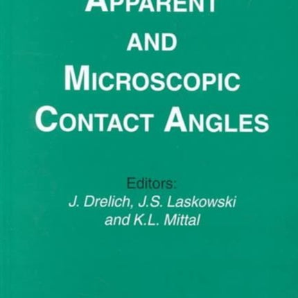 Apparent and Microscopic Contact Angles