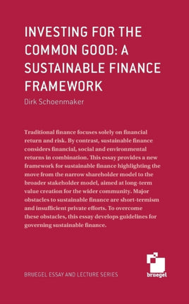 Investing for the common good: a sustainable