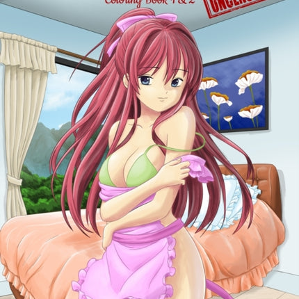 Sexy Anime Girls Uncensored Coloring Book for