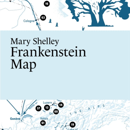 Mary Shelley: Frankenstein Map