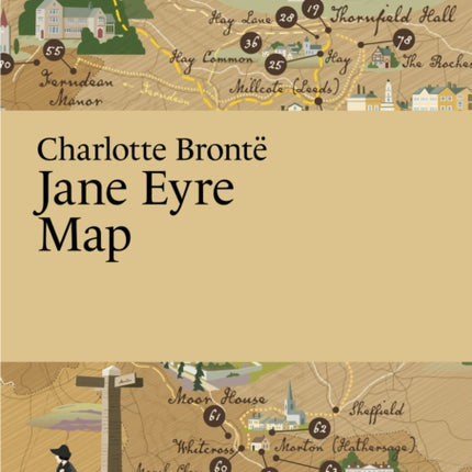 Charlotte BrontÃ Jane Eyre Map