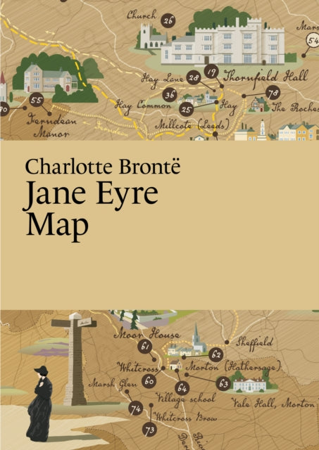 Charlotte BrontÃ Jane Eyre Map