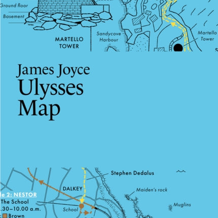 James Joyce Ulysses Map