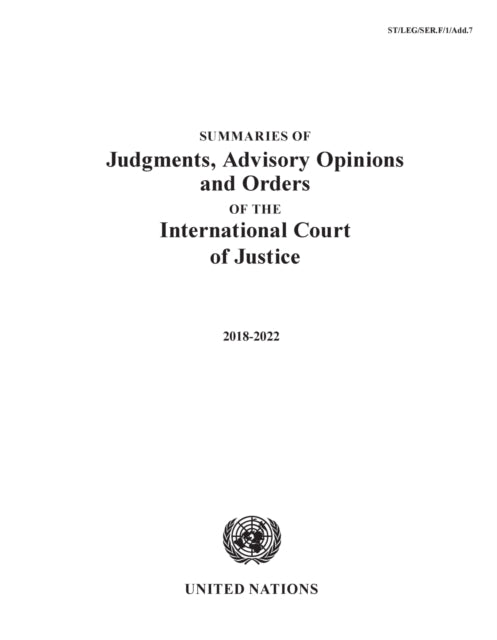 Summaries of judgments, advisory opinions and