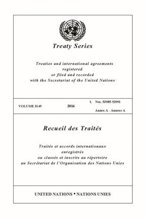 Treaty Series 3149 EnglishFrench Edition