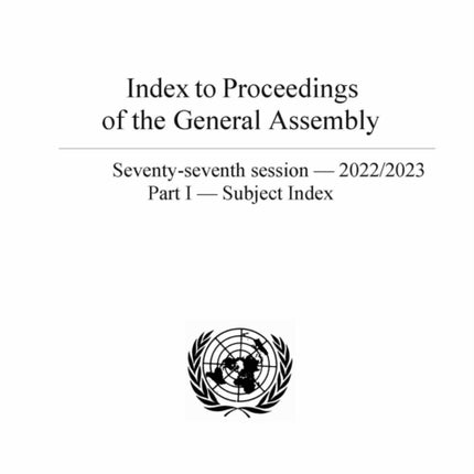 Index to Proceedings of the General Assembly 202