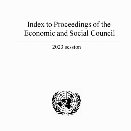 Index to Proceedings of the Economic and Social Council 2023