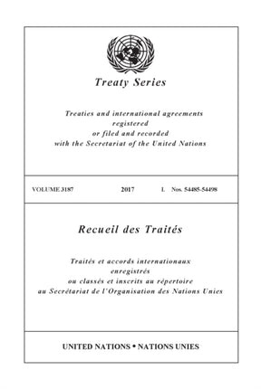 Treaty Series 3187 EnglishFrench Edition