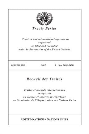 Treaty Series 3203 EnglishFrench Edition