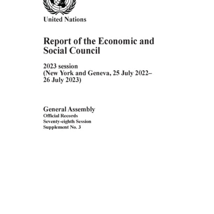 Report of the Economic and Social Council on its