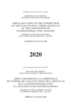 Appeal relating to the Jurisdiction of the ICAO