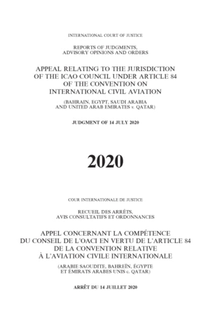 Appeal relating to the Jurisdiction of the ICAO