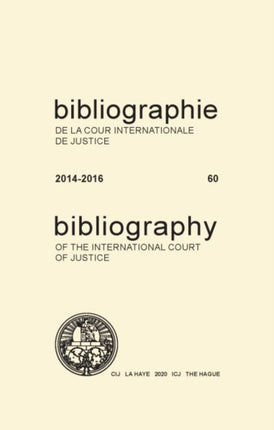 Bibliography of the International Court of