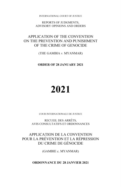 Application of the Convention on the Prevention and Punishment of the Crime of Genocide (The Gambia v. Myanmar): order of 28 January 2021