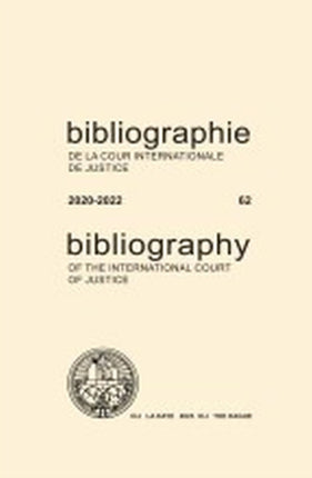 Bibliography of the International Court of