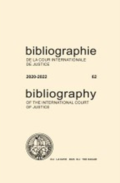 Bibliography of the International Court of