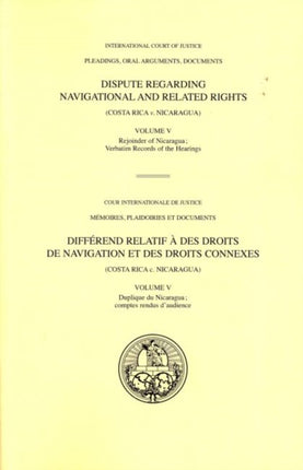 Dispute regarding navigational and related