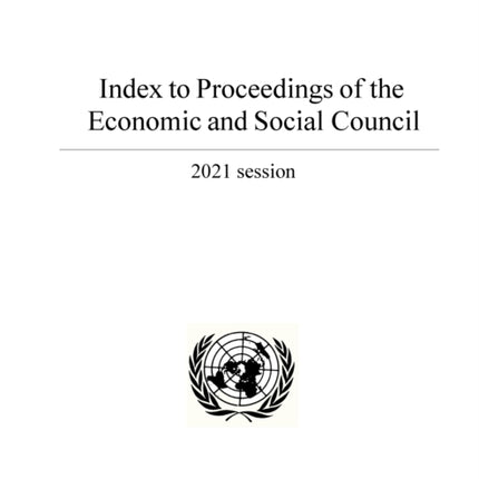 Index to proceedings of the Economic and Social Council: 2021 session