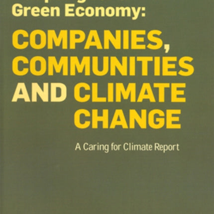 Adapting for a Green Economy  Companies