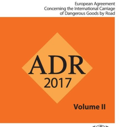 ADR 2017 European Agreement Concerning the