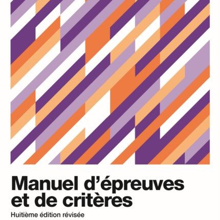 Manuel d'épreuves et de critères