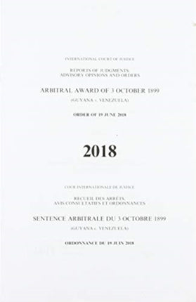 Arbitral award of 3 October 1899: (Guyana v.