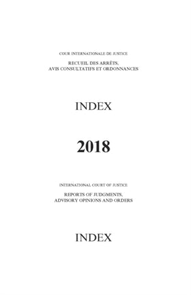 Reports of judgments, advisory opinions and