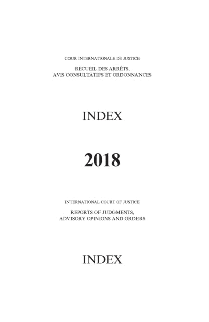 Reports of judgments, advisory opinions and