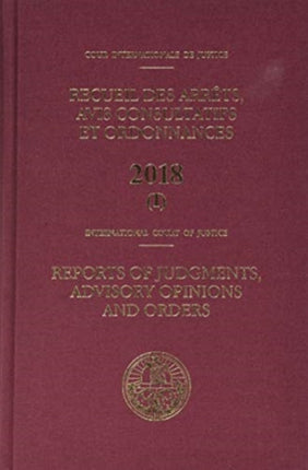 Reports of judgments, advisory opinions and