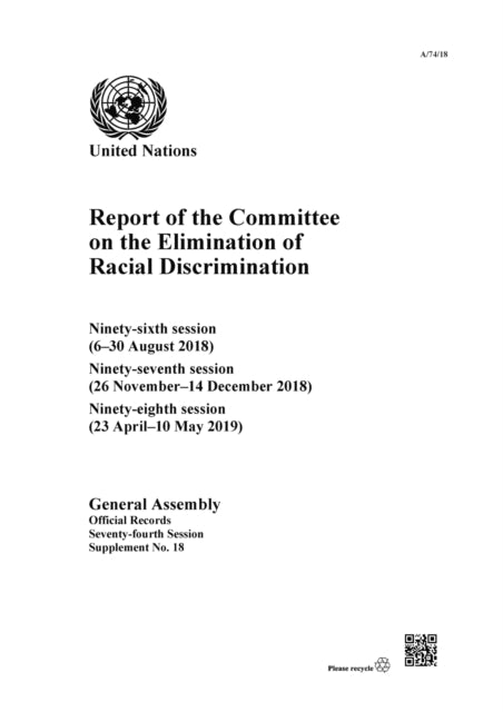 Report of the Committee on the Elimination of