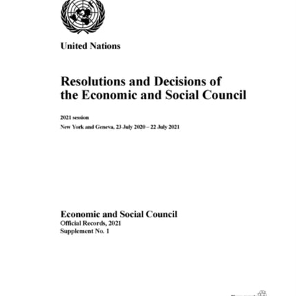 Resolutions and decisions of the Economic and