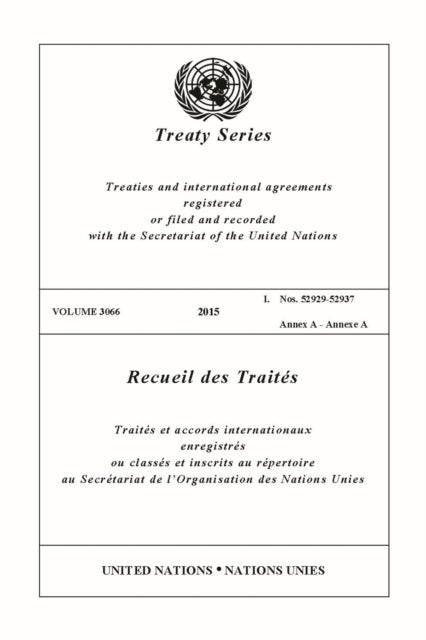 Treaty Series 3066 (English/French Edition)