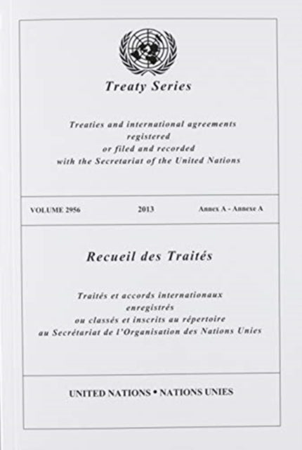 Treaty Series 2956 (English/French Edition)