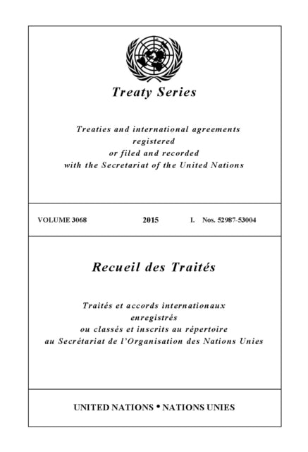 Treaty Series 3068 (English/French Edition)